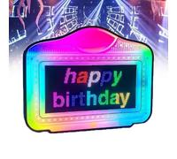 Pantalla LED de mensajes con desplazamiento personalizable y efectos de cambio de color para vida nocturna y lugares de fiesta