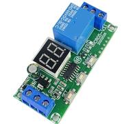 Pantalla LED Digital DC 5V 12V 24V temporizador de retardo multifunción temporizador infinito módulo de relé interruptor de tiempo de retardo programable(DC 5V)