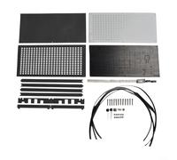 Pantalla LED dinámica de espectro de audio con 16 columnas, alimentado por USB, 3 funciones de alarma, 84 efectos, perfecto para crear ambiente