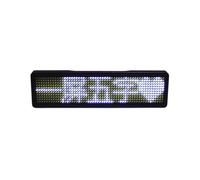 Pantalla LED para Pecho, Etiqueta LED con Mensaje Desplazable, Recargable, , Cinco Caracteres, Color
