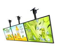 Pantalla LED para publicidad con brazo ajustable para tiendas minoristas y señalización digital iluminada