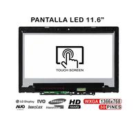 Pantalla Led Táctil Con Marco De 11.6" Para Portátil Lenovo Chromebook 300e 2nd Gen 81qc Mtk Sin G-sensor