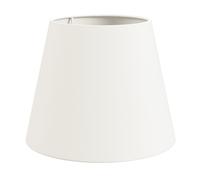 Pantalla lino textil blanco 200mm Ø