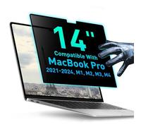 Pantalla magnética de privacidad compatible con MacBook Pro de 14 pulgadas 2021, 2022, 2023, 2024, M1, M2, M3, M4, filtro protector de pantalla antiluz azul para laptop, filtro de bloqueo de luz azul