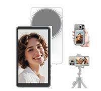 Pantalla magnética para monitor de teléfono, Vlog Selfie, grabación inalámbrica de 1080P, pantalla trasera inalámbrica para selfie, vlog, transmisión en vivo, TikTok, compatible con iPhone/Android