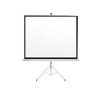 Pantalla manual tripode videoproyector phoenix 80" ratio 1:1 / 4:3 / 16:9 1.45m x 1.45m posicion ajustable / carcasa blanca /