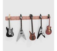 Pantalla modular de pared para guitarra con acolchado acústico, soporte de terciopelo para múltiples guitarras, sistema de suspensión de sonido para guitarras eléctricas, bajo y acústicas, color: rosa