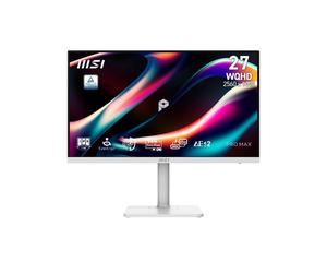 Pantalla - monitor externo Msi Monitor PRO MAX 271QPHW E14 27 pulgadas/LED/WQHD/PLANO/144 Hz/Blanco