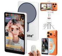 Pantalla Monitor Selfie Magnético 4K para iPhone y Android - Sin Retraso, con Altavoz Integrado, Compartición en Tiempo Real y Monitor Selfie 1080p, YouTube, TikTok, Transmisiones y Vlogs
