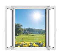 Pantalla Mosquitera Universal Apalus, Malla lavable, Red Ajustable, Tamaño de la Ventana DIY - Protección contra Mosquitos y Moscas, Tamaño máximo 130x150CM (4 Juegos, Blanco)