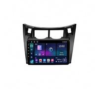 Pantalla Multimedia con Carplay y Android Auto para Toyota Yaris Fascia 2005-2012 con Cámara Trasera y Delantera HD 1080P, Navegación GPS, Radio FM/RDS Dsp, 8 Nuclear 8G+256G
