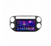 Pantalla Multimedia con Carplay y Android Auto para VW Volkswagen Tiguan 1 NF 2006-2016 con Cámara Trasera y Delantera HD 1080P, Navegación GPS, Radio FM/RDS Dsp, 4 Nuclear 1G+16G