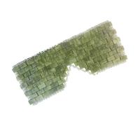 Pantalla natural de jadeíta para el cuerpo de la vista, de goma de consejería fría y cálida para el descanso, alivio de los senos nasales, mejora del sueño, globos oscuros, pantalla reductora