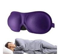 Pantalla ocular dormida con esgobón 3D Máscara de sueño cómodo para mujeres y hombres | Ala de viaje para aviones, durmientes laterales y en casa
