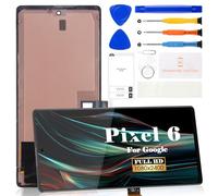 Pantalla OLED para Google Pixel 6 de repuesto para Google Pixel 6 LCD digitalizador para Google Pixel 6, kit de reparación de pantalla táctil con marco GB7N6 G9S9B16 (con función de huellas