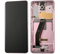 Pantalla OLED para Samsung Galaxy S20 5G de repuesto para Samsung Galaxy S20 5G, pantalla LCD para SM-G980, SM-G980F, digitalizador de pantalla táctil, kit de piezas de reparación con marco (con