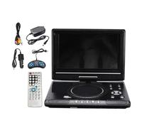 Pantalla Panorámica 16:9 De 9,8 Pulgadas, LCD Giratoria 270 °, Reproductor DVD For TV En Casa Y Coche, Visor MP3 Disco Compacto VCD Portátil con Función Juego Calidad Imagen Nítida Audio Estable