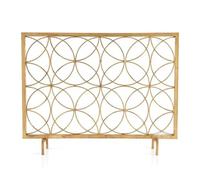 Pantalla para chimenea Single-sided Fireplace Screen Iron Decorative Home With Mesh Guardrail Living Room European Partition