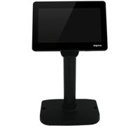 Pantalla para clientes TPV de 7 appVFD02LCD con soporte vertical (negra) - APROX.