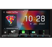 Pantalla para Coche con Radio y Navegación GPS | 2-DIN Dab+ Bluetooth Android Auto Apple CarPlay HDMI Equipo Autoradio Receptor Multimedia con Spotify, Youtube, Whatsapp… - Kenwood DMX8021DABS