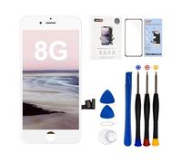 Pantalla para iPhone 8/SE 2020 4.7" LCD Táctil Reemplazo Digital Conjunto Completo,con Recambio Herramientas para la Reparación, Vidrio Protector Modelos compatibles A1863, A1905, A1906 (blanco.)