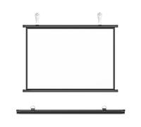 Pantalla para proyector, Pantalla de proyector portátil desplegable for Montaje en Pared y Techo, 4:3, 16:9, for Interiores Exteriores, 30 a 72 Pulgadas(0.16875,72")