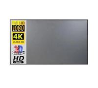 Pantalla para Proyector, Pantalla de proyector portátil Simple, tela reflectante antiluz for el hogar, oficina al aire libre, cortina HD 3D 4K, aumento brillo(133 inch)