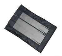 Pantalla para puerta de caravana con cierre automático magnético para autocaravanas y remolques de viaje, no requiere taladrar (180 x 150 cm)