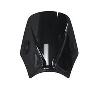 Pantalla Parabrisas Parabrisas Universal Motocicletas para Royal para Enfield para Bullet para Meteor para Classic 350 500 Deflector Cupula(Black)
