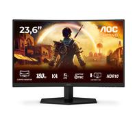 Pantalla PC Gamer curva - AOC - 24'' - FHD - 180Hz - Panel VA - 0,5ms - C24G42E