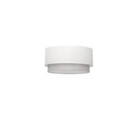 Pantalla pie salon kenya e27 blanco/gris 40dx38dx22h