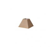 Pantalla piramide divos e27 marron 17dx8dx13h saco-yute