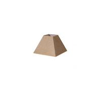 Pantalla Piramide Divos E27 Marron 25dx11dx18h Saco-yute