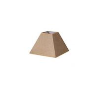 Pantalla Piramide Divos E27 Marron 30dx13dx22h Saco-yute