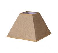 Pantalla piramide divos e27 marron 45dx20dx32h saco-yute