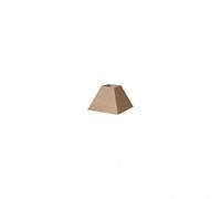 Pantalla piramide divos pinza marron 12dx7dx10h saco-yute