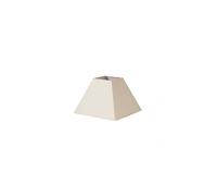 Pantalla Piramide Mezzo E27 beige 25dx11dx18h Tejido Popelin