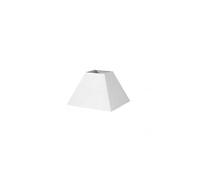 Pantalla Piramide Mezzo E27 Blanco 25dx11dx18h Tejido Popelin