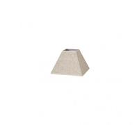 Pantalla piramide tenorio e27 lino beige 17dx8dx13h