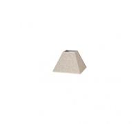 Pantalla piramide tenorio e27 lino beis 15dx8dx11h