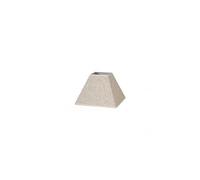 Pantalla Piramide Tenorio E27 Lino Beis 20dx10dx15h