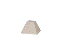 Pantalla Piramide Tenorio E27 Lino Beis 20dx10dx15h