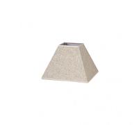 Pantalla piramide tenorio e27 lino beis 25dx11dx18h