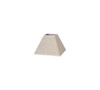 Pantalla Piramide Tenorio E27 Lino Beis 25dx11dx18h