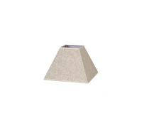 Pantalla Piramide Tenorio E27 Lino Beis 30dx13dx22h