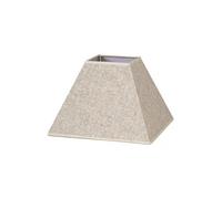 Pantalla Piramide Tenorio E27 Lino Beis 45dx20dx32h