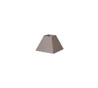 Pantalla Piramide Tenorio E27 Lino Gris 17dx8dx13h