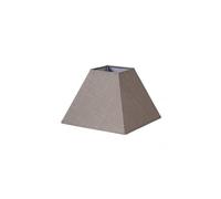 Pantalla Piramide Tenorio E27 Lino Gris 35dx15dx25h