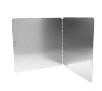 Pantalla plegable de acero inoxidable para estufa de gas, evita salpicaduras de aceite y soporta una limpieza eficiente (30 x 30 cm)