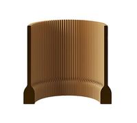 Pantalla Plegable Tipo Acordeón, Moderno Separador De Papel Plegable, A 1,2/1,5 M (47"/59"), Instalación Sin Herramientas, Formas L/S/U, Para Estudio, Apartamento, Sala De Estar Brown-H120×L100-200